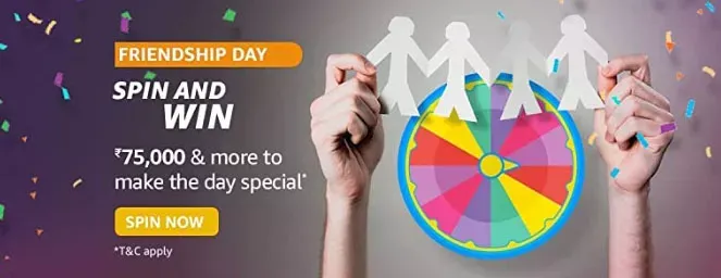 Friendship Day Spin and Win