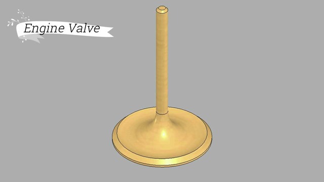 Engine Valve--Autodesk Inventor Tutorial