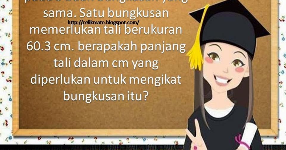 CELIK MATEMATIK: KSSR TAHUN 4 : 8.7 : Penyelesaian Masalah 