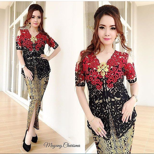 Kumpulan Gambar Model Baju  Kebaya  Batik Gaun Pesta Modern 