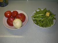 Green beans with tomato sauce ingredients