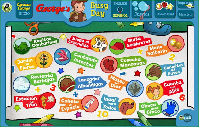 http://pbskids.org/curiousgeorge/busyday/span_index.html