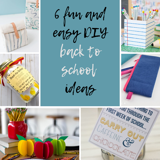 6 fun and easy DIY back to school ideas