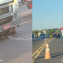 Manhã de terça-feira foi marcada por dois graves acidentes de trânsito em Maringá 