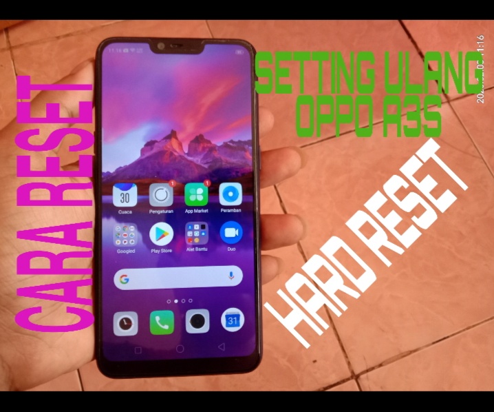 DAENG BUNGSU Cara Setting Ulang Oppo A3s/Hapus Data/Hard