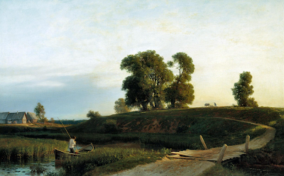 View of Lakhta near St. Petersburg (1850) painting Lev Lagorio