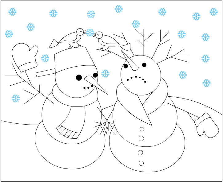 Winter Coloring Pages