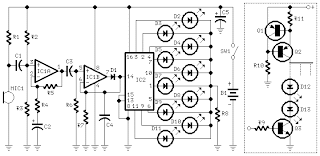  SKEMA  RANGKAIAN  LAMPU  LED  BERJALAN 