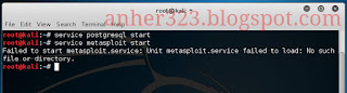 Failed to start metasploit.service: Unit metasploit.service failed to load: No such file or directory.