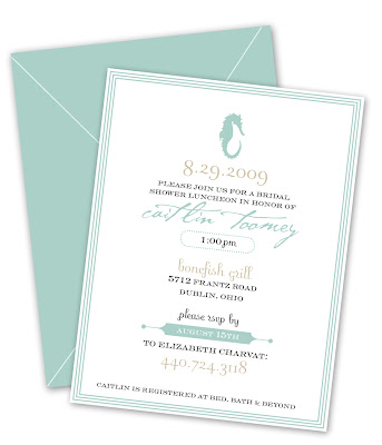 Here 39s my gorgeous new bridal shower invitation I designed to match the 