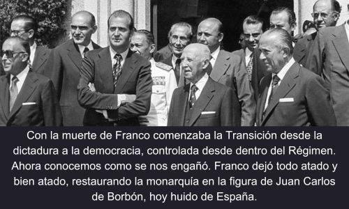 franquismo borbon transicion falange