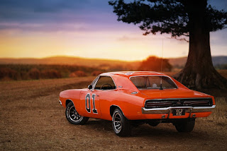 1969 Dodge Charger R/T General Lee Car Rear