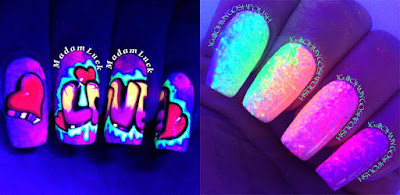 Ideas de uñas fluorescentes