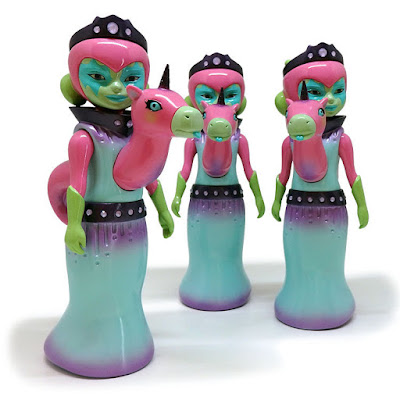 Stella & Flux Ultraviolet Edition Vinyl Figure by Tara McPherson x Circus Posterus x Tomenosuke