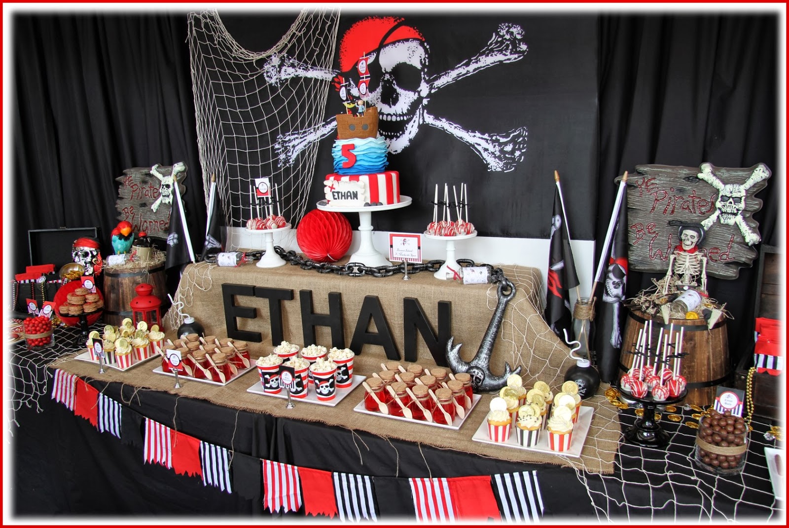 Leonie s Cakes and Parties   PIRATE  PARTY 