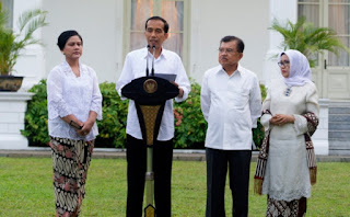 Jokowi - JK dan istri