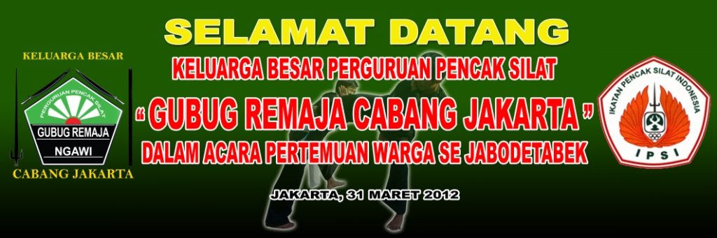 Gubug Remaja cabang Jakarta Maret 2020