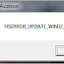 HSERROR_UPDATE_WIN32_ERROR