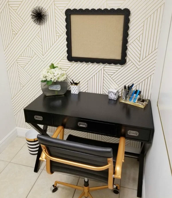 create a home office in a tiny space