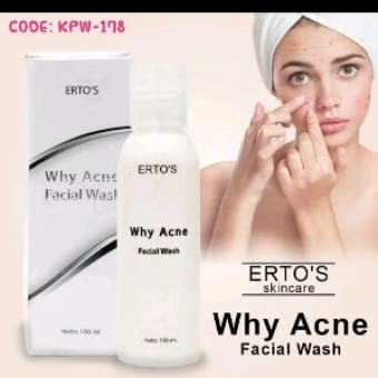 Harga Ertos Why Acne Facial Wash