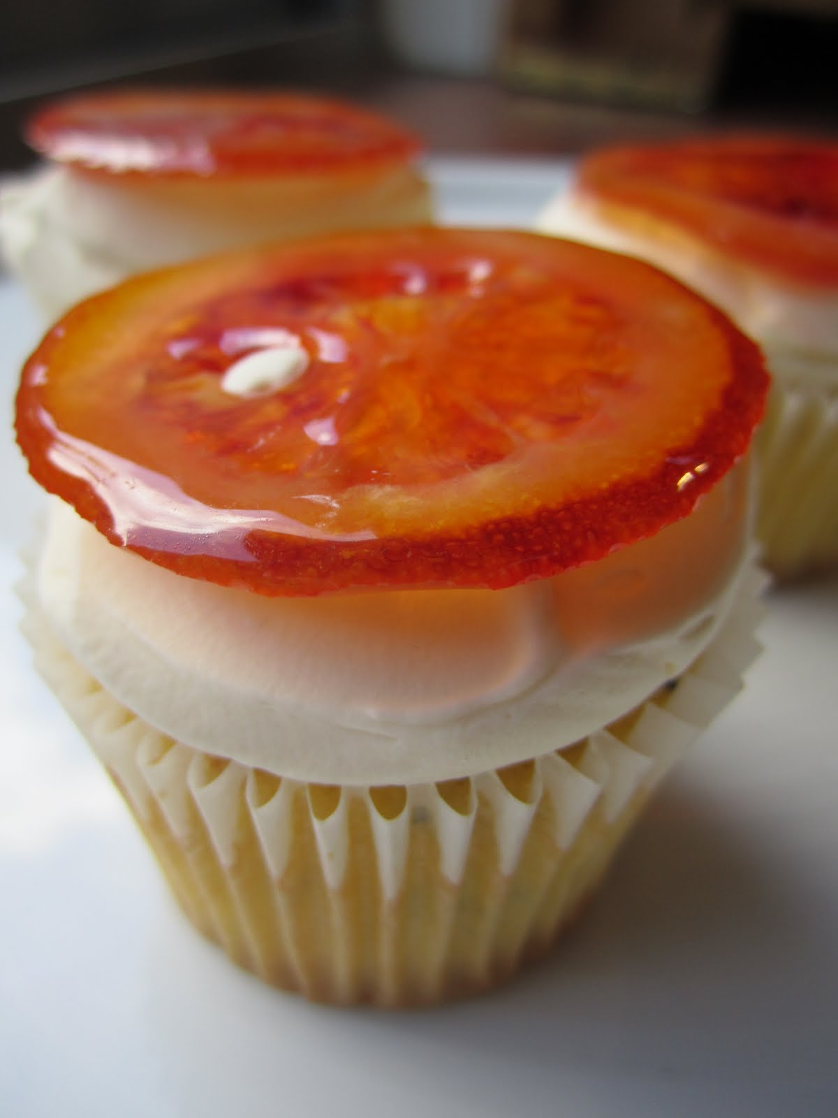 Blood Orange Cupcakes