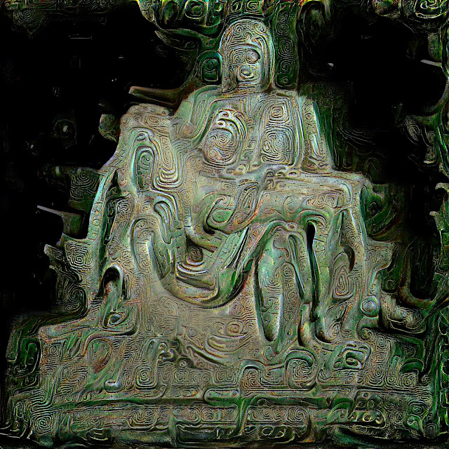 Michelangelo's Pieta - Chinese Bronze