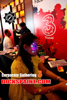 Face Painting UV Glow Dark jakarta