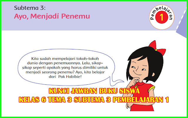  Kunci Jawaban Buku Siswa Kelas 6 Tema 3 Halaman 115 116 