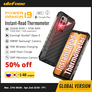 Ulefone Power Armor 19  Rugged Phone