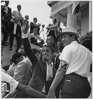 Civil Rights March on Washington, D.C. [Actor Sammy Davis, Jr. among the crowd.], 08/28/1963