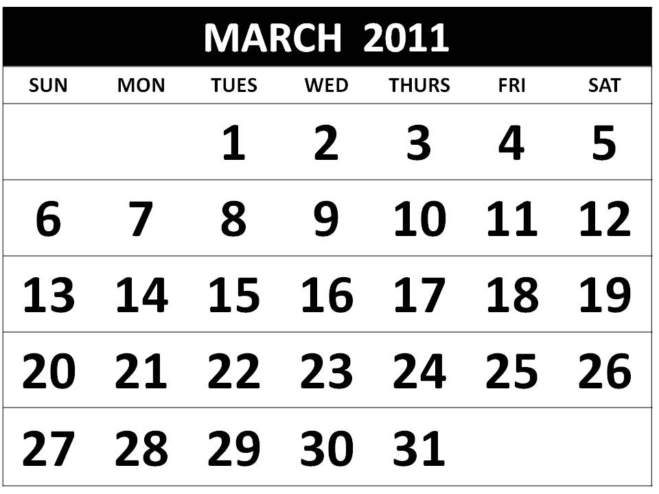 calendars for march 2011. calendar march 2011 template.
