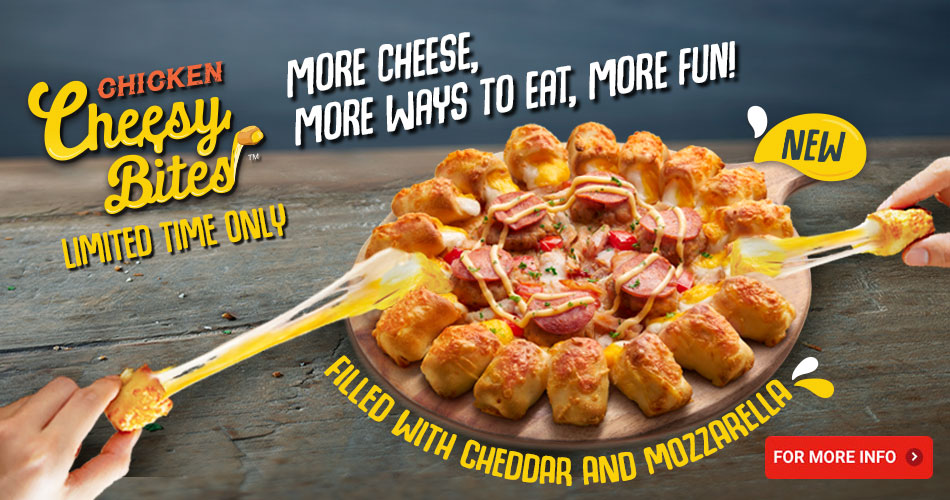 Harga Pizza Hut Chicken Cheesy Bites - Senarai Harga 