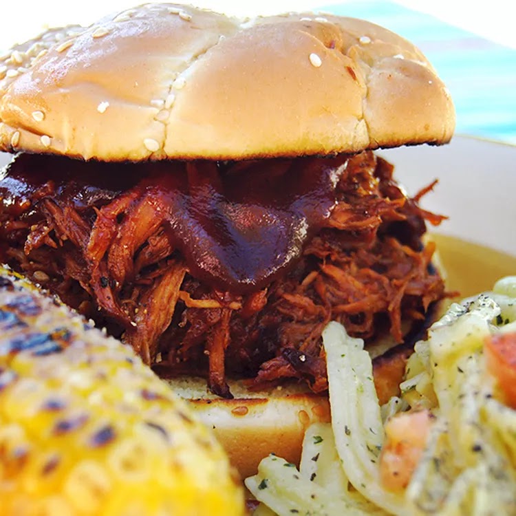 Texas-style pulled pork prepared slowly