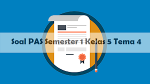 Soal Penilaian Akhir Semester 1 Kelas 5 Tema 4