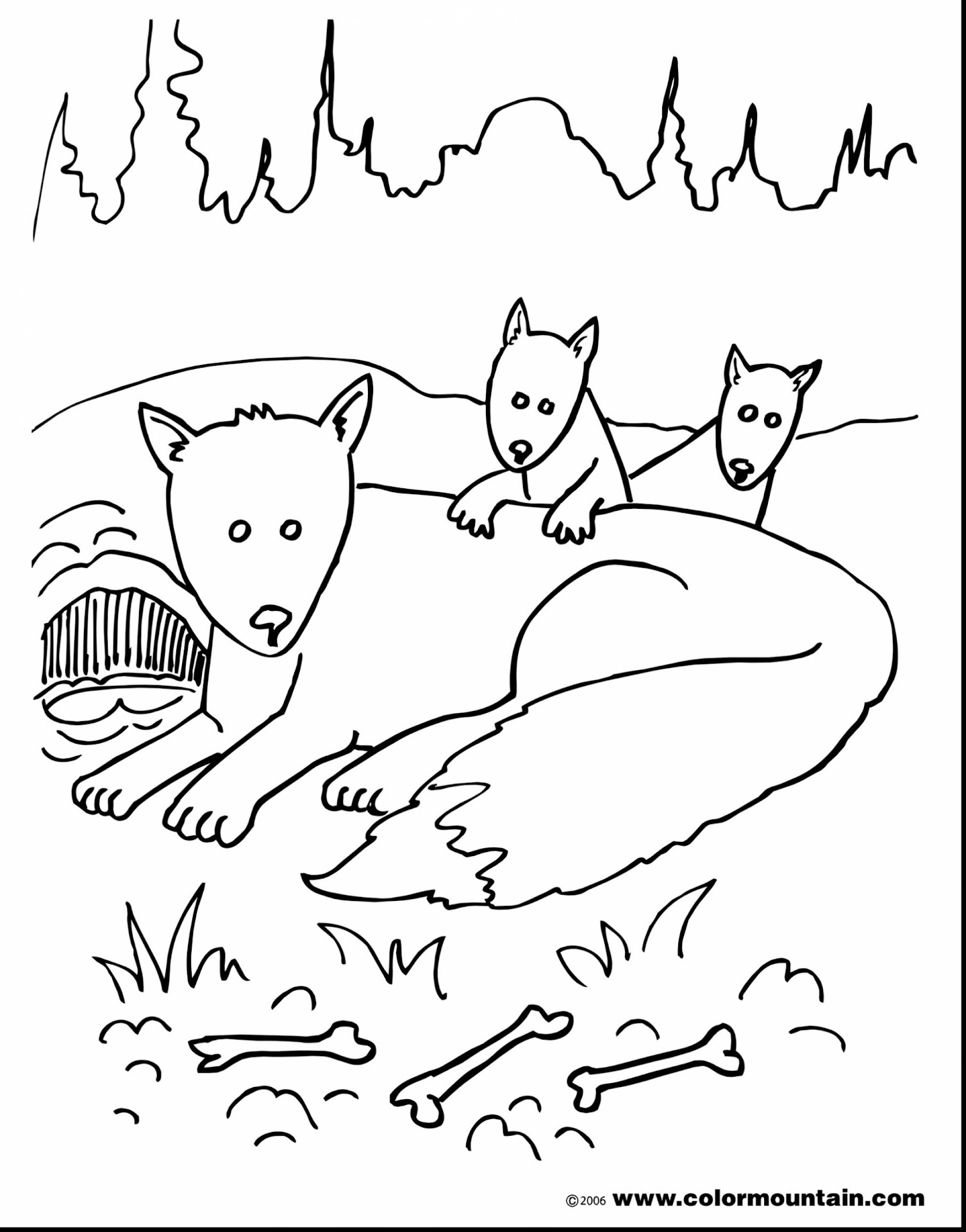 Extraordinary Fox Family Coloring Pages With Fox Coloring Pages And Baby Fox Coloring Pages