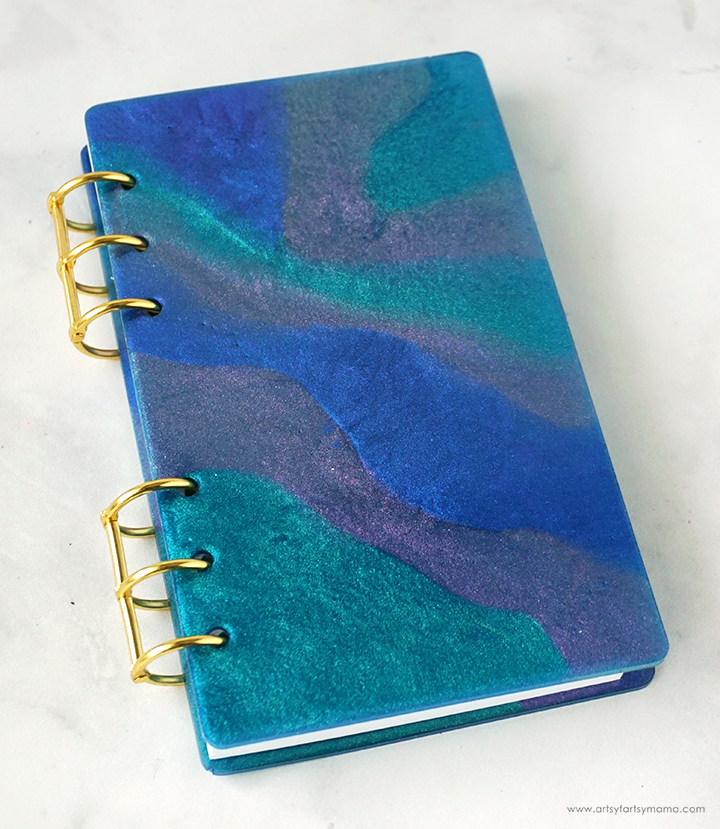 Marbled Resin Journal