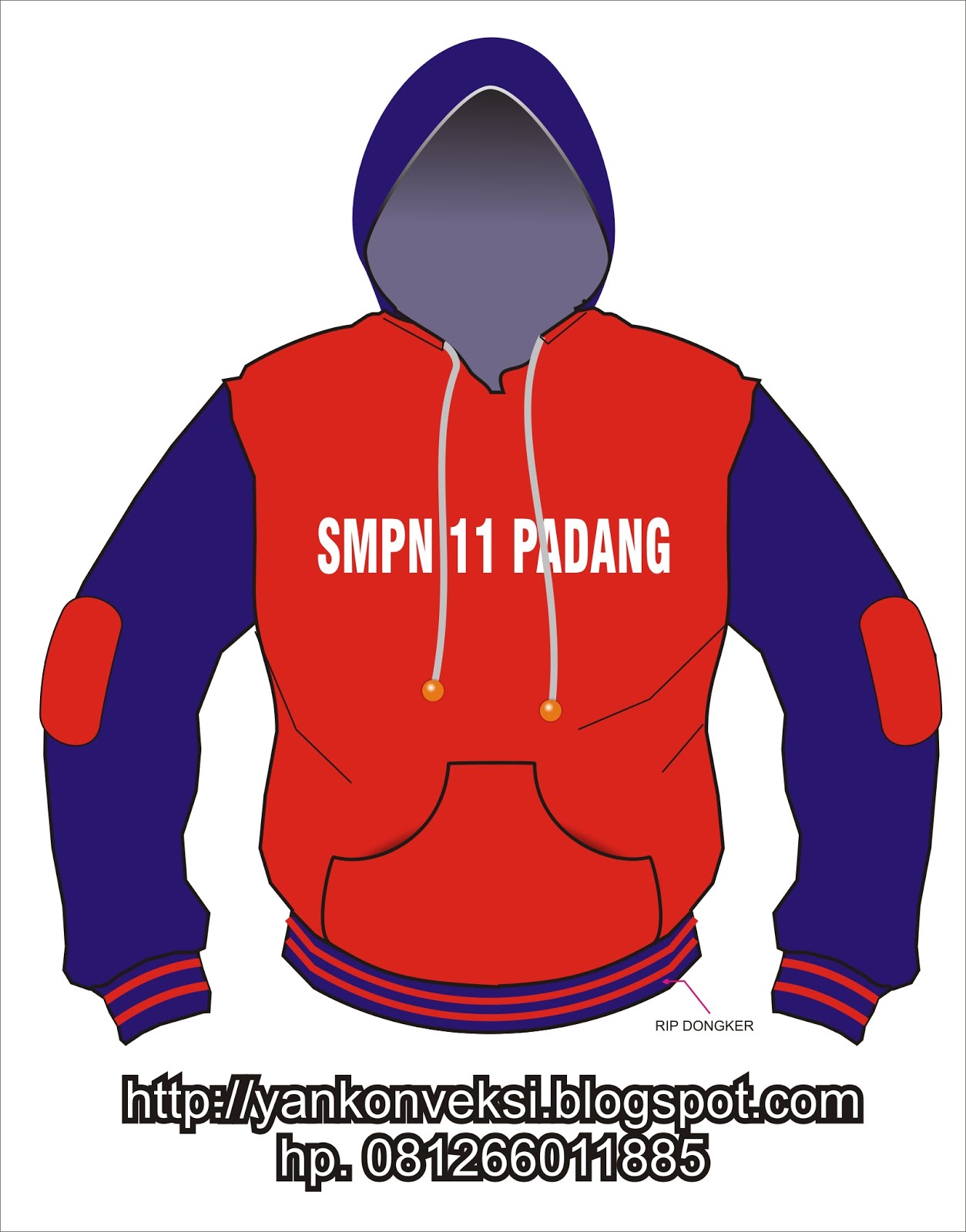 SWEATER PESANAN SMP 11 KELAS  IX UNTUK PERPISAHAN
