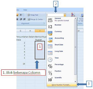 Cara Menuliskan Mata Uang Rupiah Secara otomatis di Excel 2007