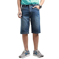 Alfacart Short Pants Wiskers Mid 2nd Red Denim ANDHIMIND