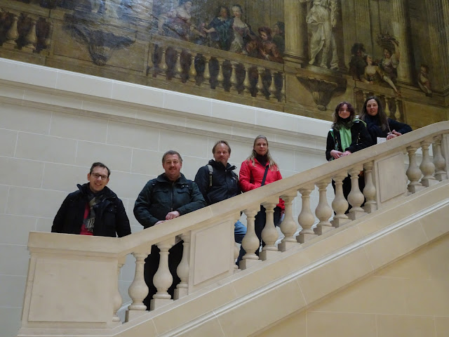 Met een aantal cursisten houtsnijden in Parijs | Bezoek aan Hôtel de La Marine en Musée Carnavalet