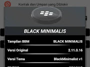 Free Download BBM MOD Black Minimalis v2.11.0.16 Apk Terbaru Gratis