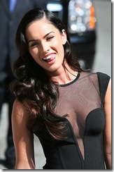 Megan Fox arrives at 'The Late Show wth David Letterman' in NYC