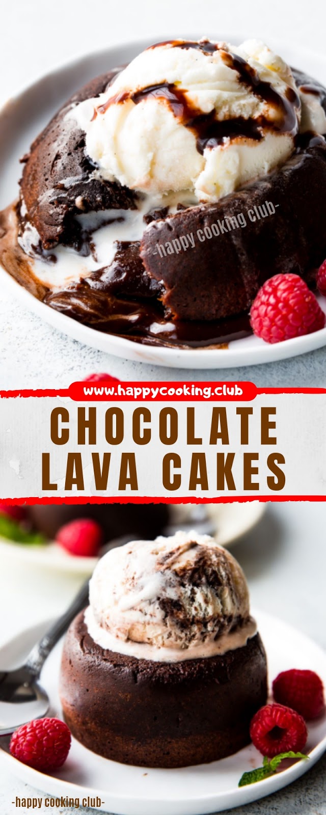 CHOCOLATE LAVA CAKES