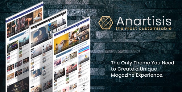 Anartisis - News & Magazine Blogger Theme