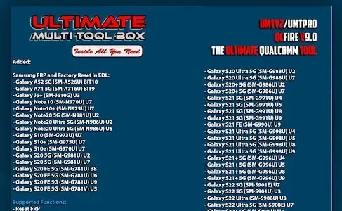 UMT QcFire Tool V9.5 Latest Version (2024)