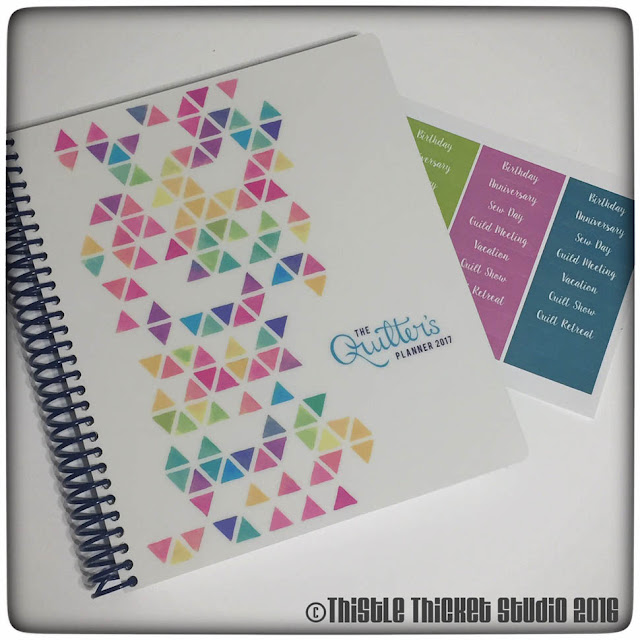 Thistle Thicket Studio, The Quilter's Planner, Spinners Block Pattern, quilt planner