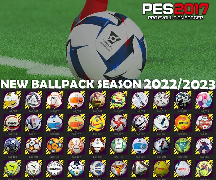 PES 2017 New BallPack Season 2022-2023