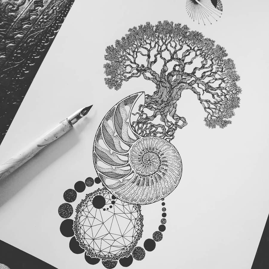 03-The-tree-of-life-Ink-Drawings-Poppy-Mili-www-designstack-co
