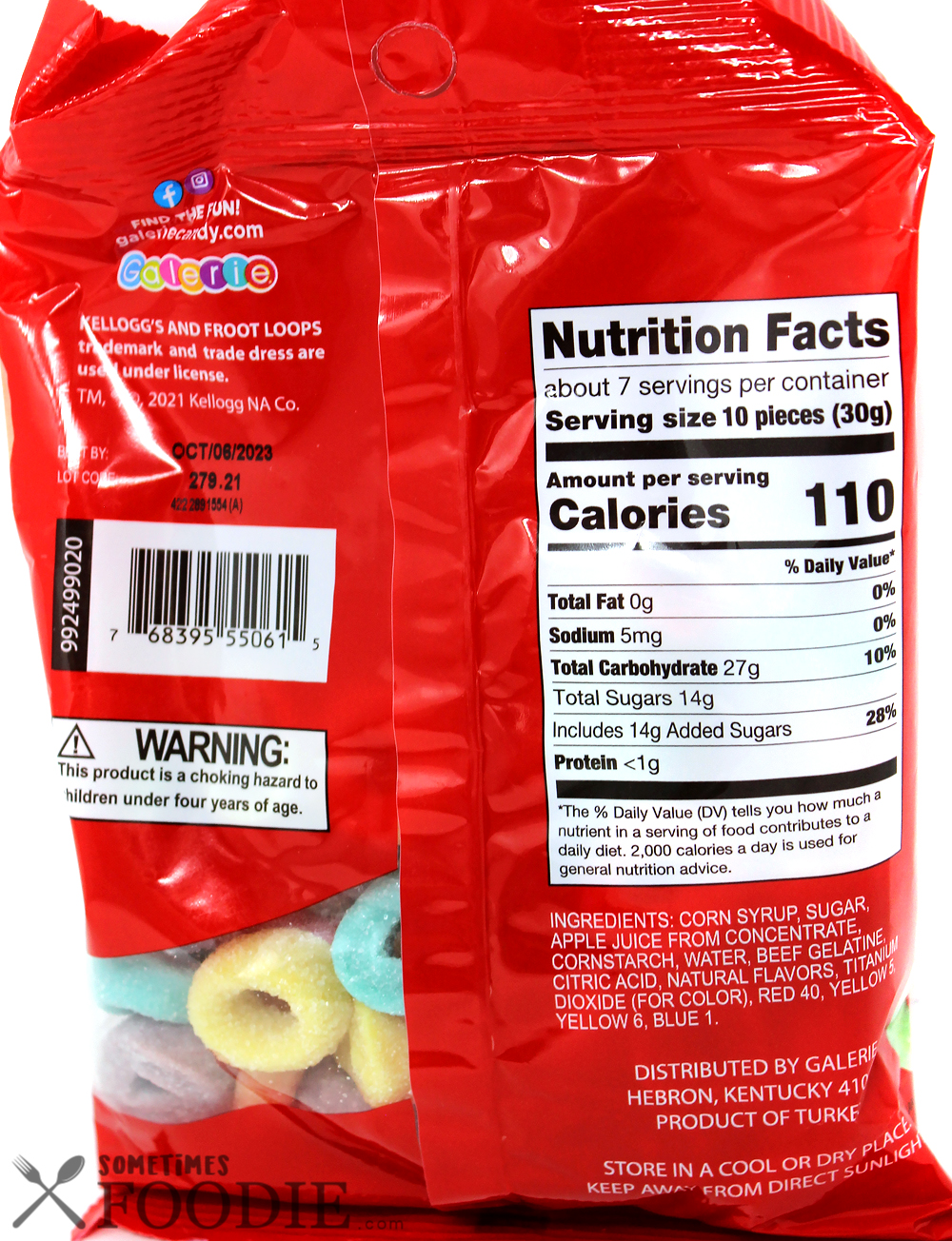 Froot Loops Gummies: Gummy candy inspired by the fruity breakfast cereal.