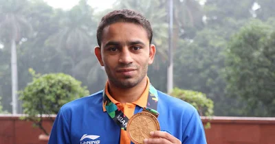 Amit Panghal Wins Gold at Asian Boxing Championships